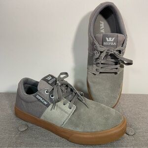 Supra Leather and Canvas Sneakers- men’s 10